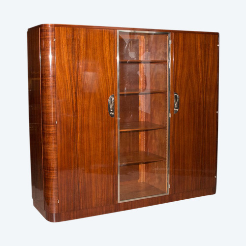  Libreria in palissandro Periodo Art Déco 1930 circa