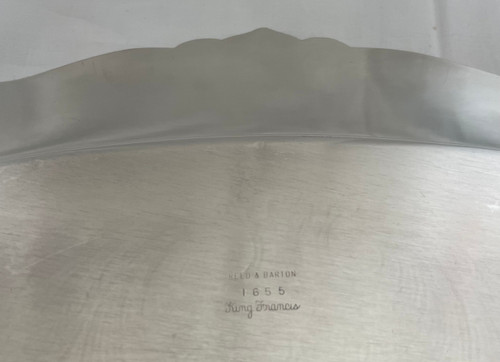 Large Reed & Barton Silver Metal Tray  