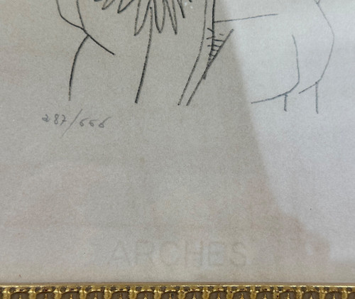 Estampe No6 « Le goût du bonheur » Pablo Picasso
