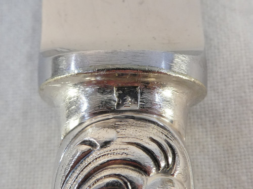 CHRISTOFLE 12 Coltelli grandi in metallo argentato modello MARLY lama in acciaio inox