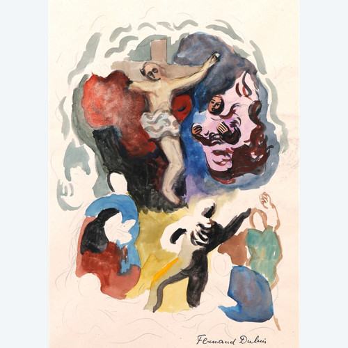 Fernand DUBUIS, La Crocifissione