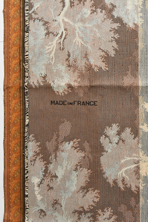 Mechanical tapestry representing green landscape