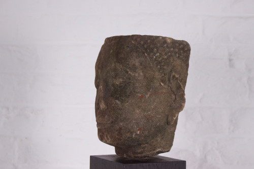 Tête de bouddha, 16ème siècle.