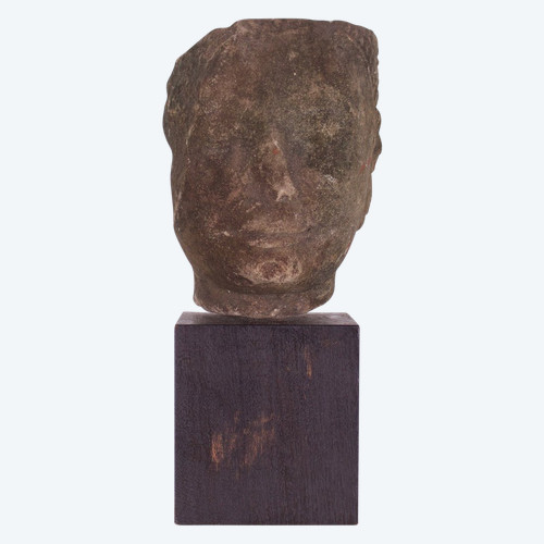 Tête de bouddha, 16ème siècle.