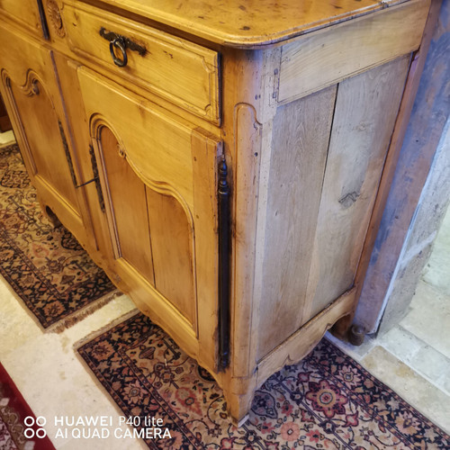 Credenza in ciliegio biondo Luigi XV del primo Ottocento