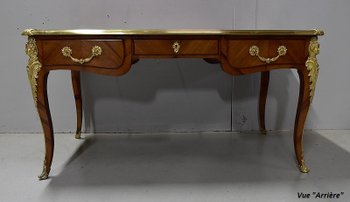 Bureau d’Apparat en Placage de Bois de Rose, style Louis XV - XIXe