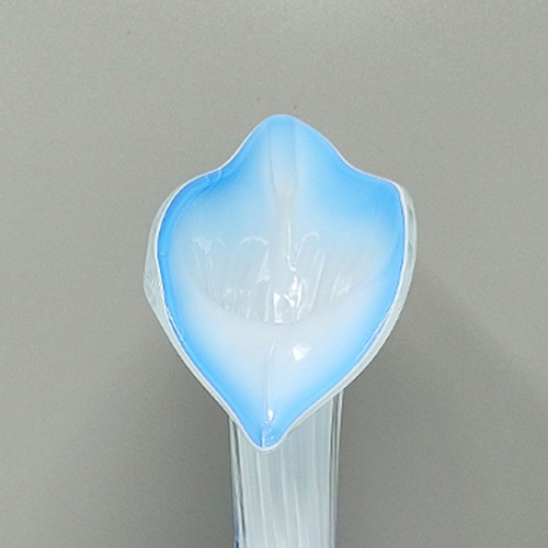 1960 - Étonnant vase "Calla Lily" de Jack in the Pulpit en verre de Murano.