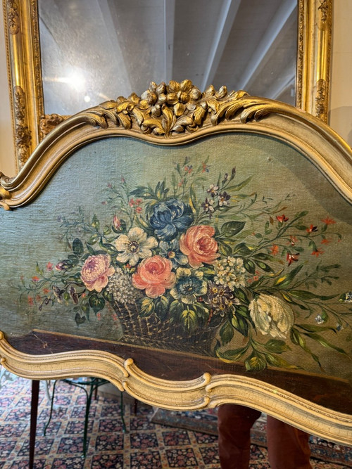 Trumeau With Flower Painting