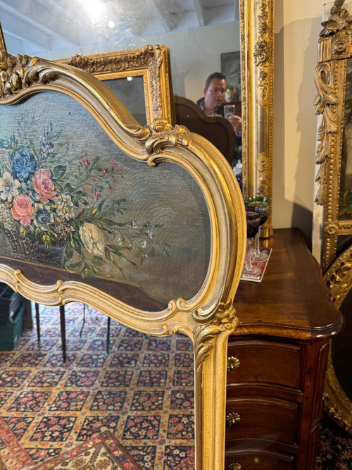 Trumeau With Flower Painting