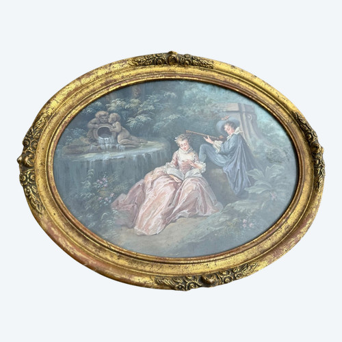 Gouache Im Geschmack des Metzgers Anfang 20.