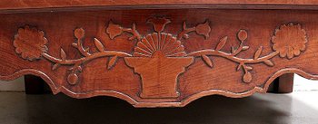 Cabinet en Merisier Roux de style Louis XV, région Vendée - 1ère partie XIXe