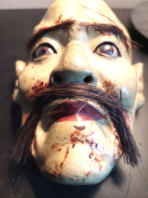 Masque de Nô de théâtre époque fin XIXème siècle