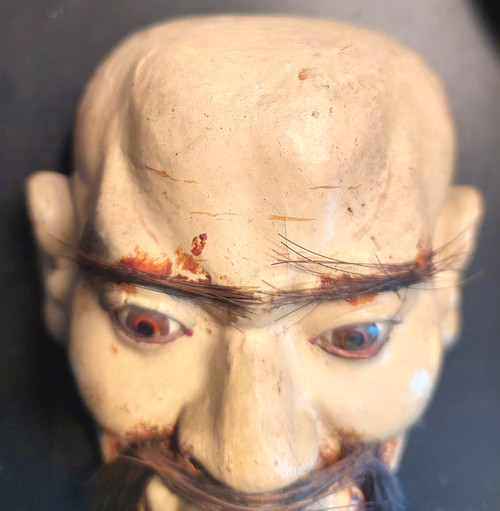 Masque de Nô de théâtre époque fin XIXème siècle