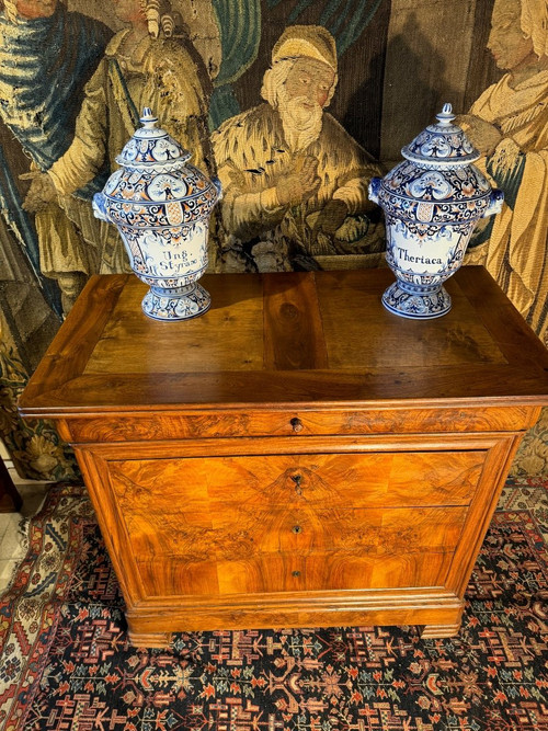 Louis Philippe 19th century walnut chest of drawers