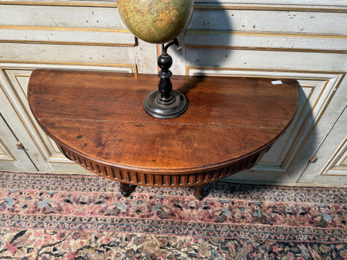 Console in noce di epoca Luigi XVI 18 Eme