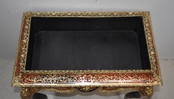 Boulle-Intarsien-Übertopf, Napoleon III.-Periode - Mitte des 19. Jahrhunderts