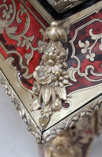 Boulle-Intarsien-Übertopf, Napoleon III.-Periode - Mitte des 19. Jahrhunderts