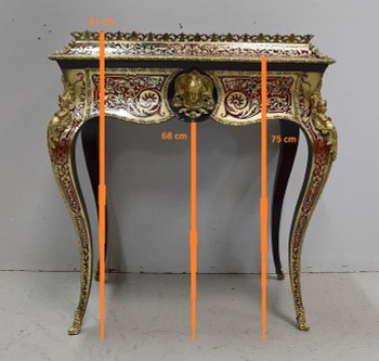 Boulle-Intarsien-Übertopf, Napoleon III.-Periode - Mitte des 19. Jahrhunderts