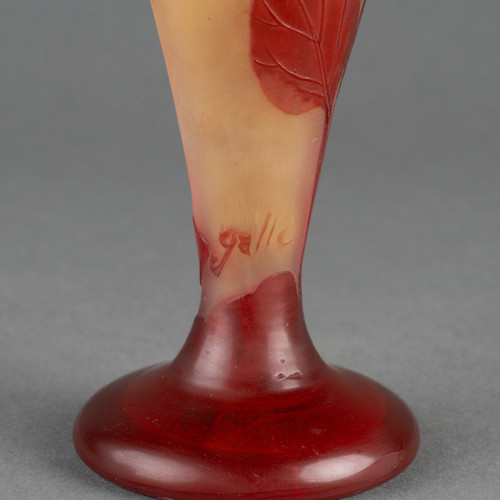 Piccolo vaso Gallé, fine XIX/inizio XX secolo