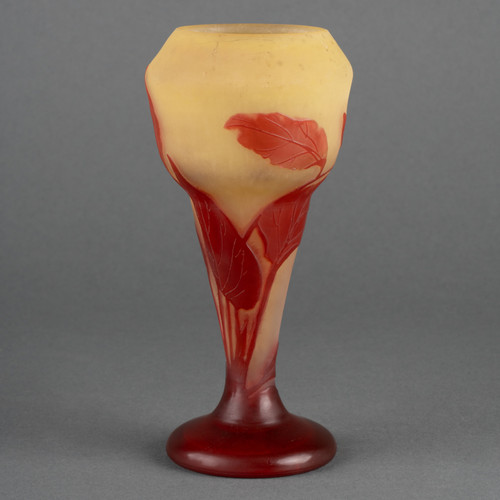 Piccolo vaso Gallé, fine XIX/inizio XX secolo