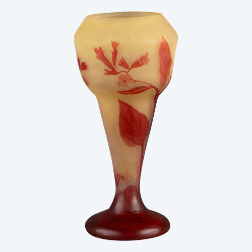 Piccolo vaso Gallé, fine XIX/inizio XX secolo