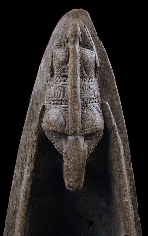 Dugout canoe, tribal art, oceanic art, sculpture, pacific art, Oceania, Melanesia