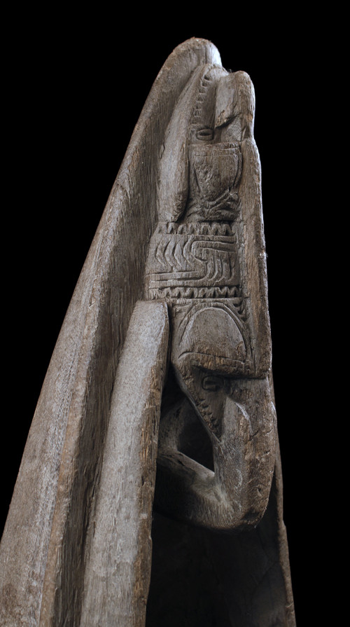 Dugout canoe, tribal art, oceanic art, sculpture, pacific art, Oceania, Melanesia