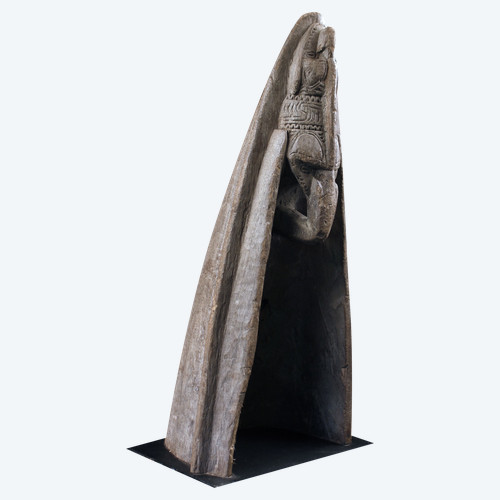 Dugout canoe, tribal art, oceanic art, sculpture, pacific art, Oceania, Melanesia