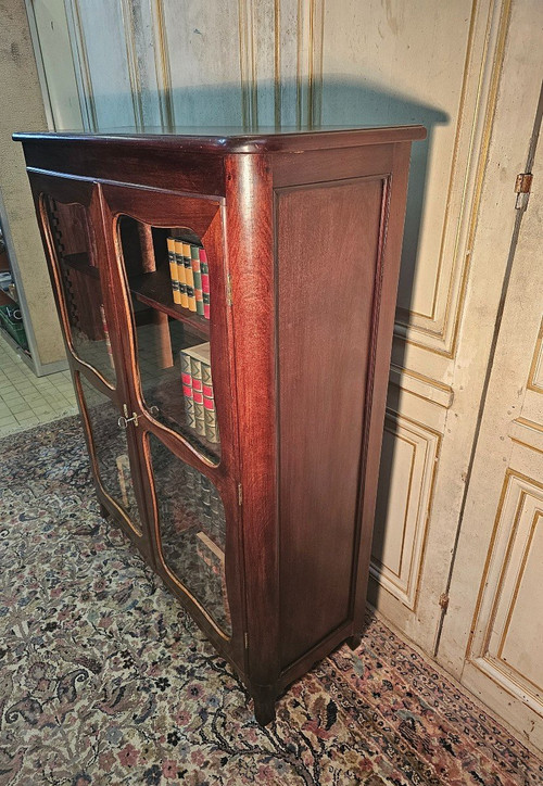 19th Century Louis XV Mahogany Bookcase