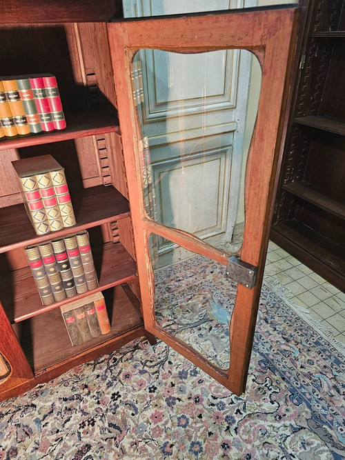 19th Century Louis XV Mahogany Bookcase