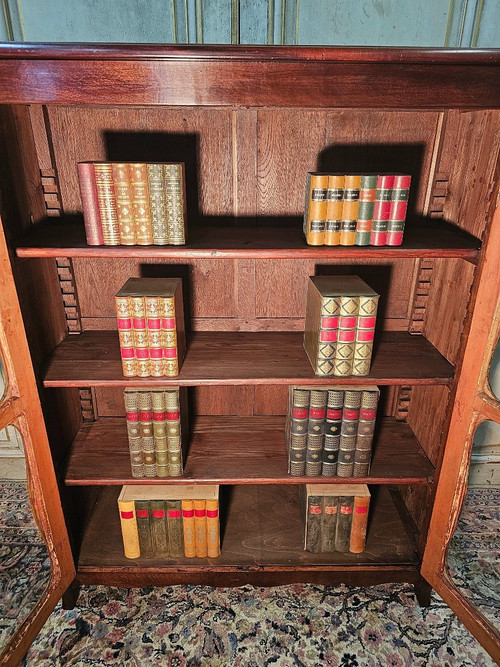 19th Century Louis XV Mahogany Bookcase
