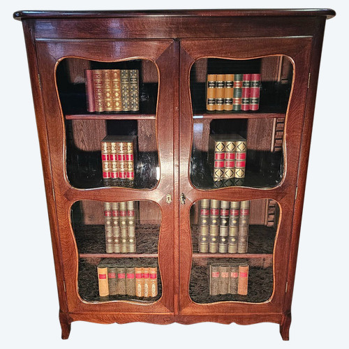 19th Century Louis XV Mahogany Bookcase