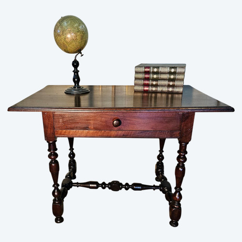 Table à écrire En Noyer Louis XIV Du Début 18 ème