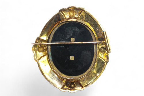 Brosche Onyx 1900