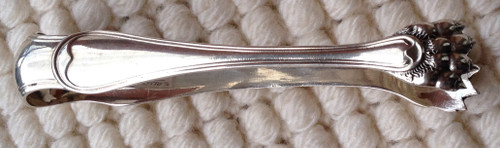 Pince à glaçons en métal argenté modèle Albi orfèvrerie Christofle