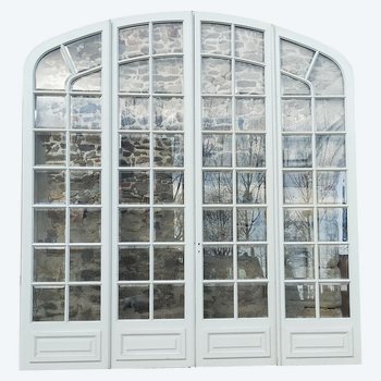Baie Vitrée Cintrée Grande Hauteur 320 Cm Atelier Orangerie Loft Porte Ancienne