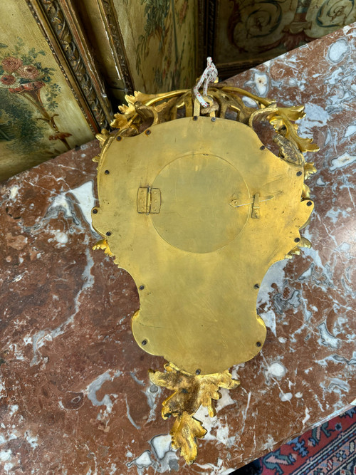 GILDED BRONZE WALL LAMP IN THE LOUIS XV STYLE