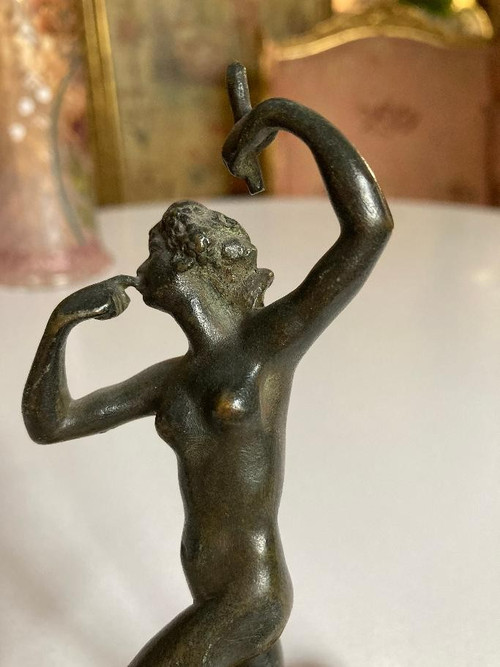 PAIR OF ANTIQUE BRONZE FIGURES