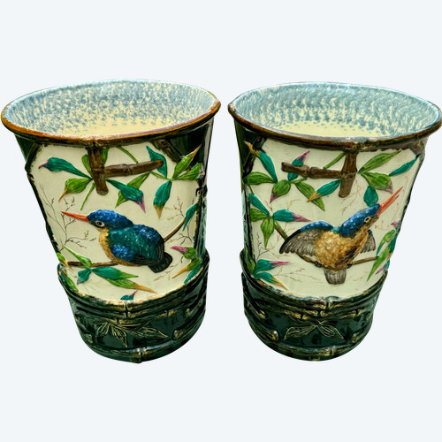 Pair of Art Nouveau vases