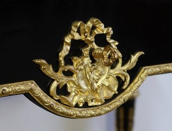  Petit Bureau de Dame en Poirier noirci, époque Napoléon III – Milieu XIXe 