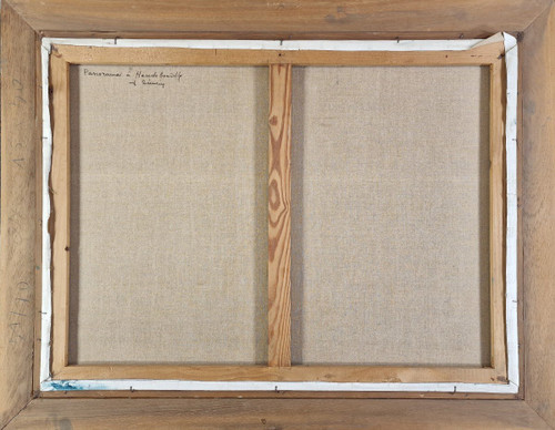 Jean SIEURIN (1931-2024), Original Öl/Leinwand, signiert – Landschaft, Normandie, Seine, Boot