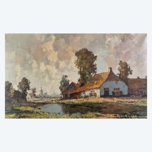 Henri Joseph PAUWELS 1903 1983 Original groBe. Antikeo