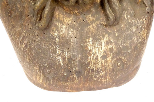 Statue Bust Christ Crown Thorns Wood Carved High Period 14th-15th century