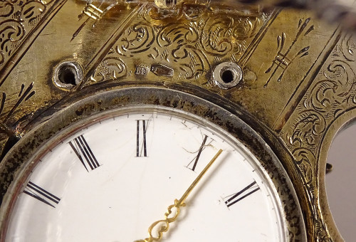 Vienna enamel clock Signed Hermann Böhm Silver Jasper Heaume Austria 19th century