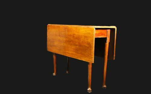 Mahogany folding table  Late 18th century early 19th century  Transition style 