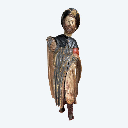 Saint Roch En Bois Sculpté  - XVIe