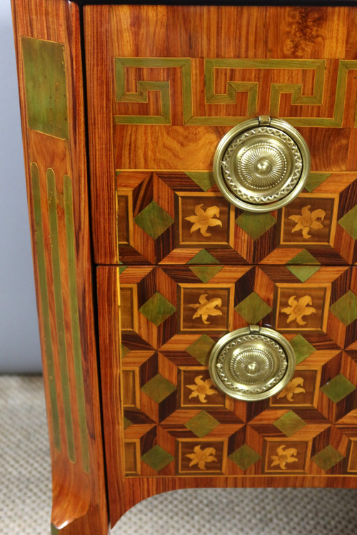Commode sauteuse Transition XVIIIème siècle
