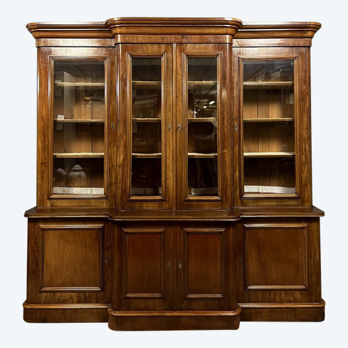 Libreria in mogano di epoca napoleonica III, 1850 ca.