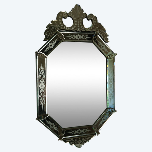 Miroir vénitien début XX siècle 