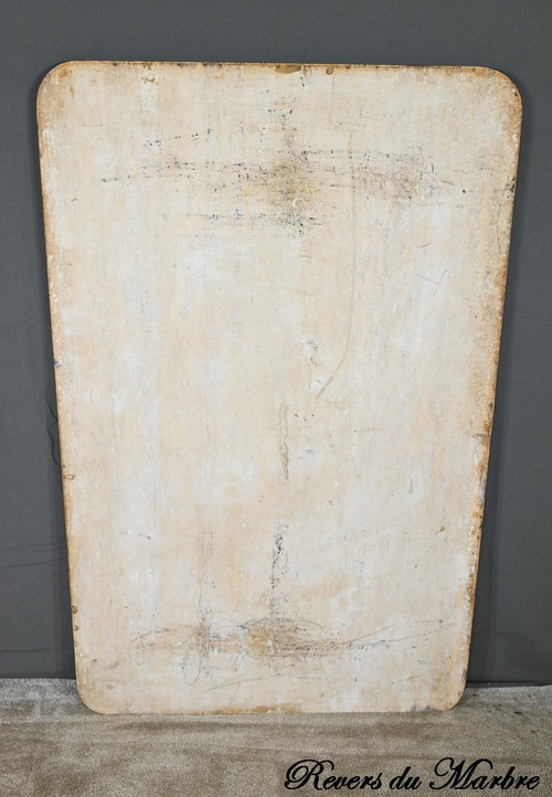 Table Basse en Laiton et Travertin, époque Art Déco – 1930